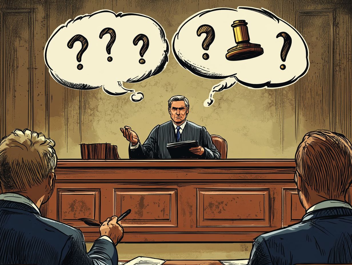 Image illustrating the relevance of the defendant's character in court.