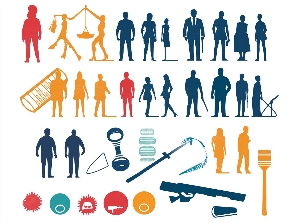 Visual breakdown of homicide types