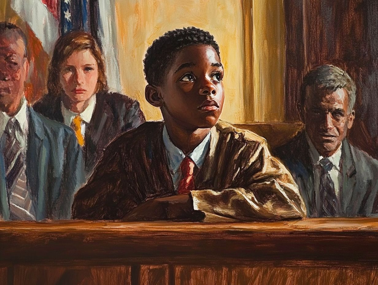 How does the legal system define a juvenile offender?