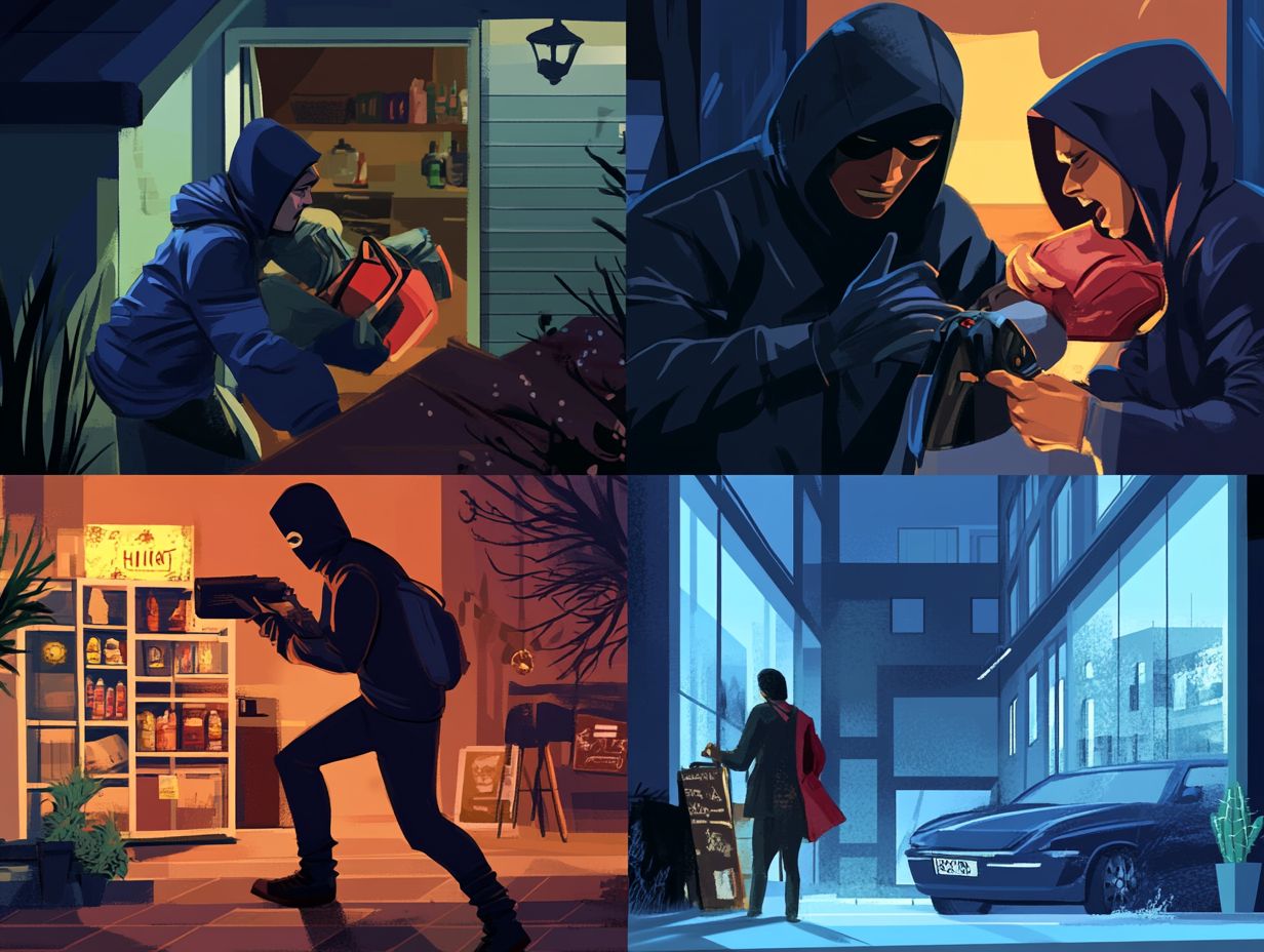 A graphic illustrating steps to take when witnessing a robbery