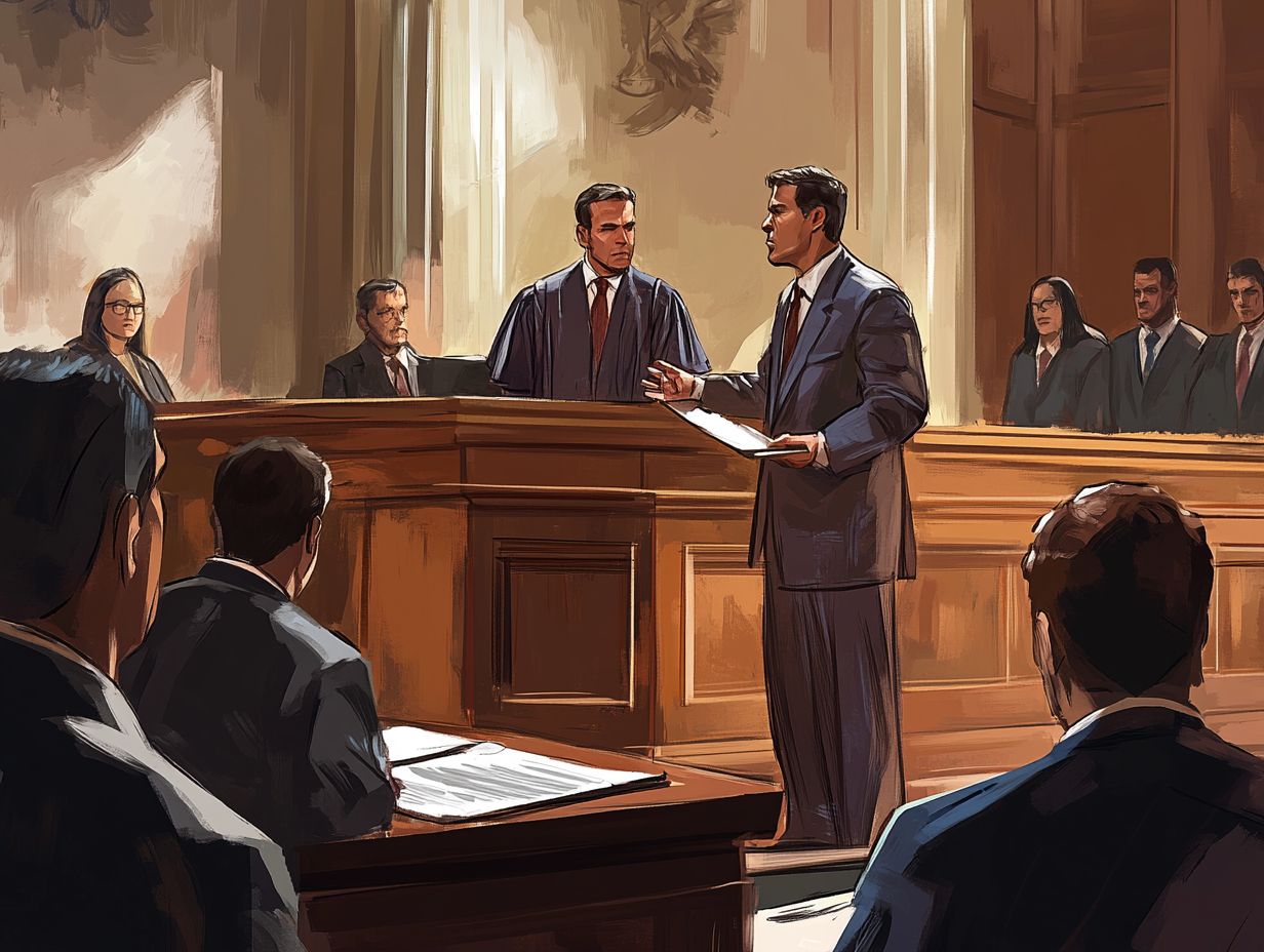 Illustration depicting the importance of a defense expert in legal cases.