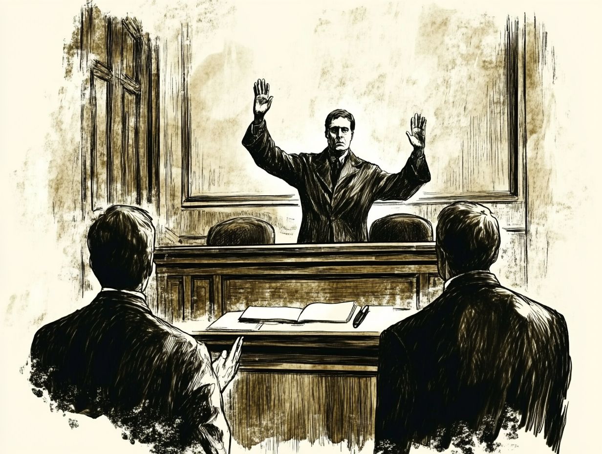 Illustration showing instances when the right against self-incrimination does not apply