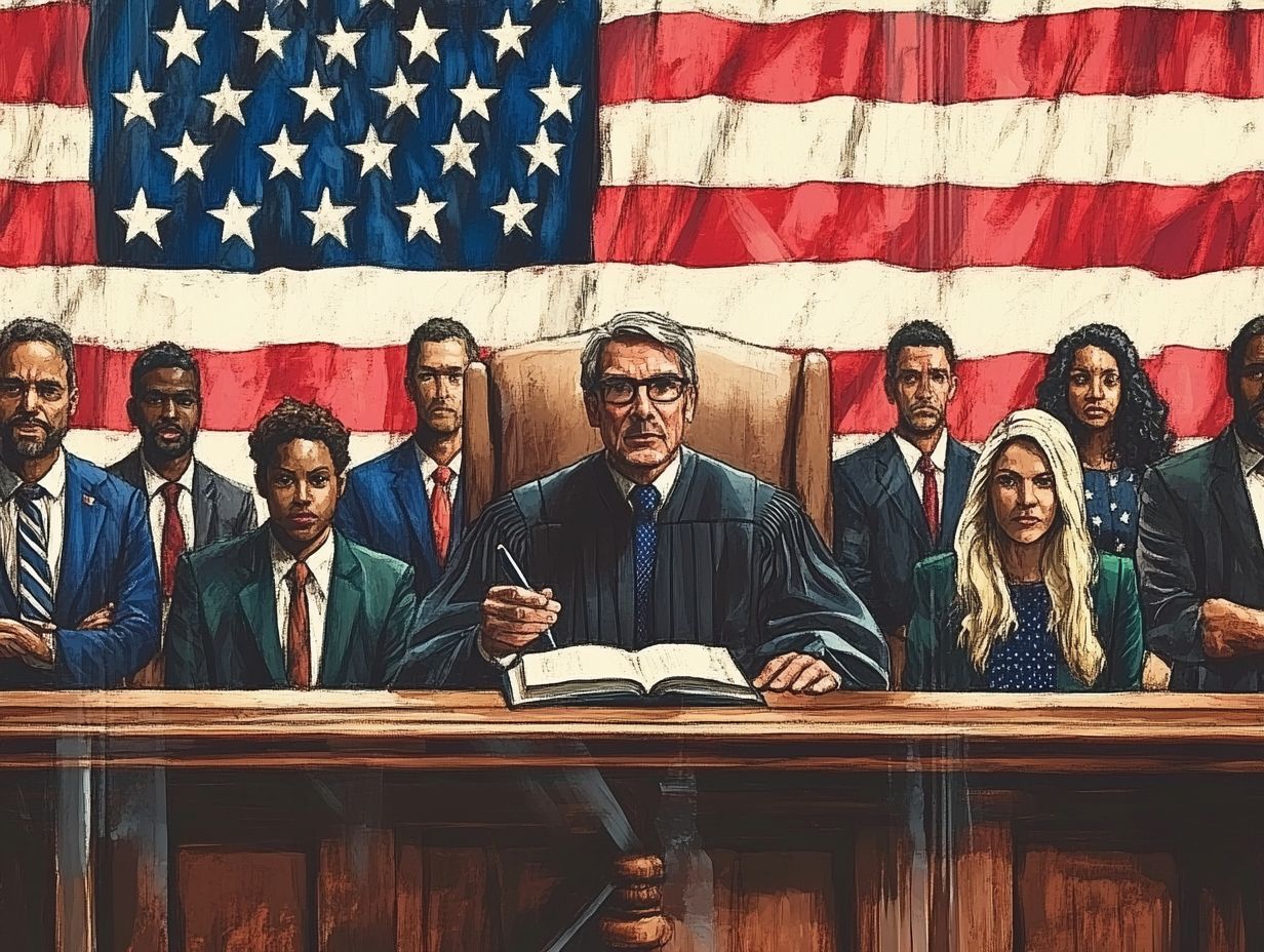 Illustration of jury nullification's role in the justice system