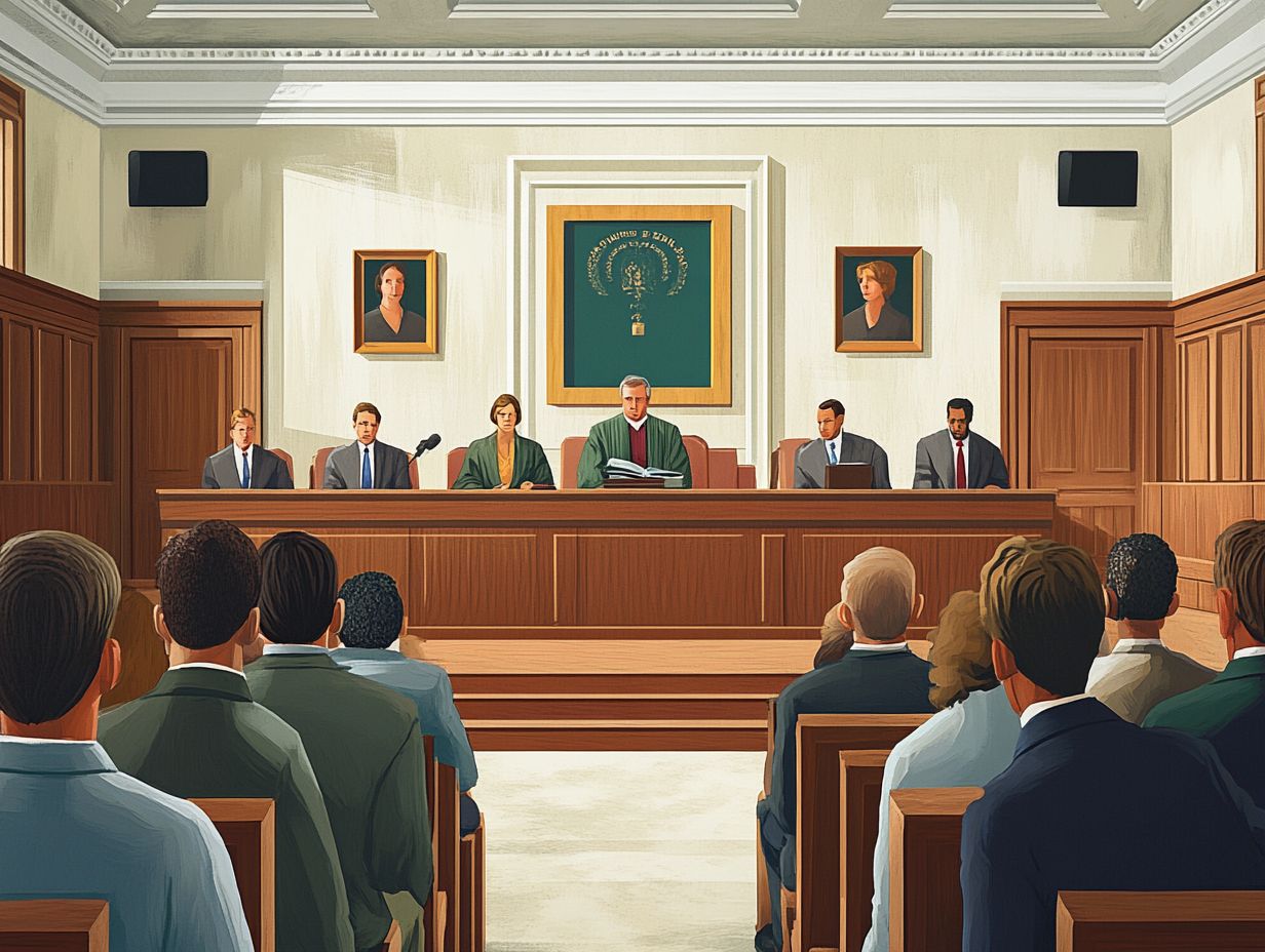 Visual representation of the appeal hearing process