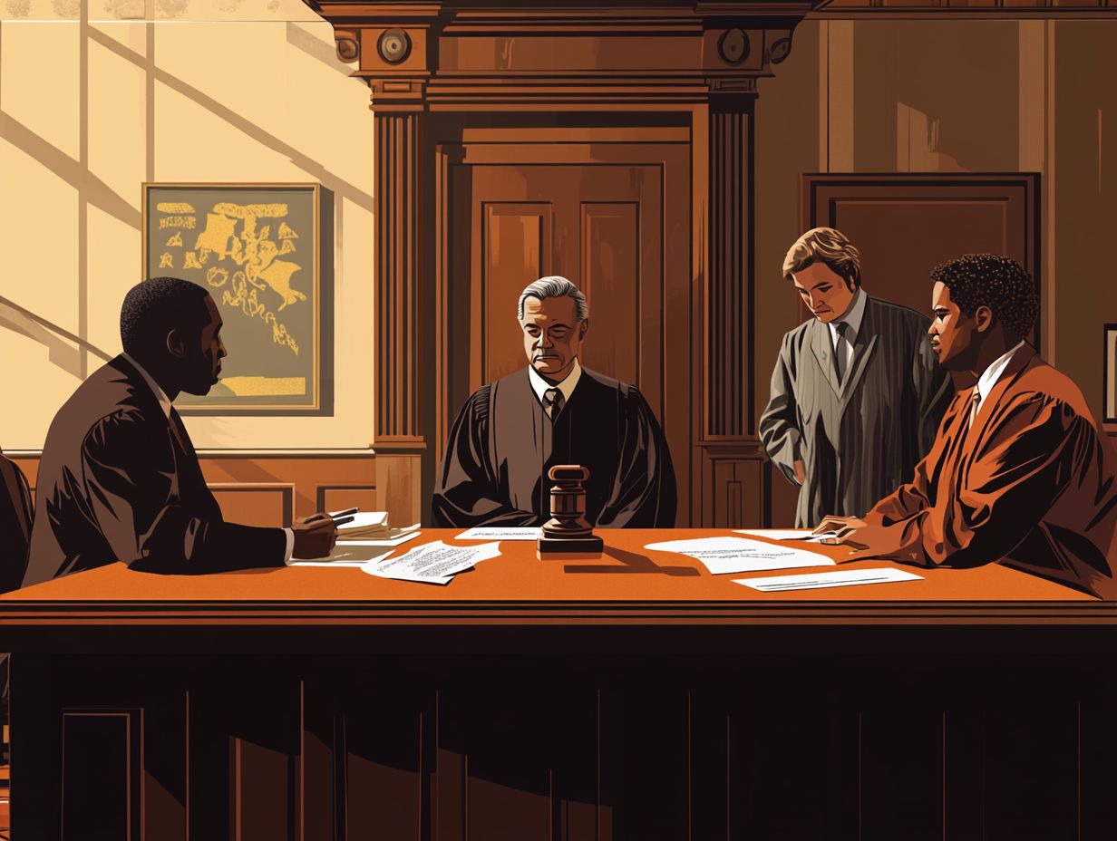 Illustration of plea agreement withdrawal process