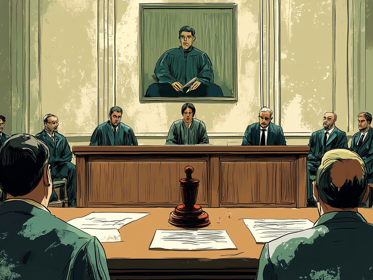 An illustration depicting challenges witnesses face in court and strategies to overcome them.