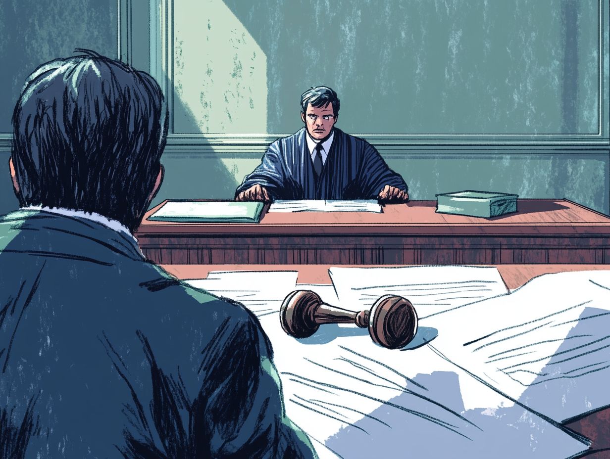 An illustration depicting essential information about testifying